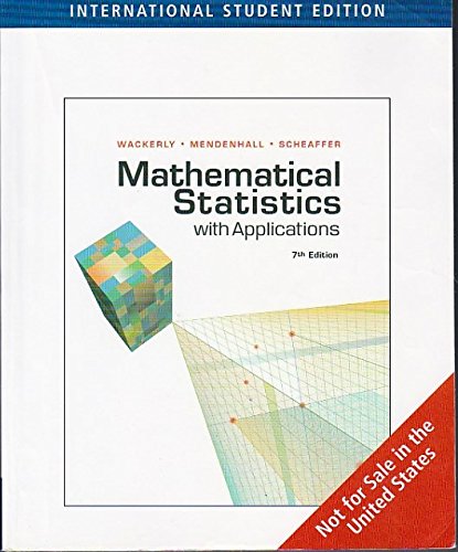 Imagen de archivo de Mathematical Statistics with Applications (Custom Edition) a la venta por -OnTimeBooks-