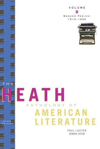 Bundle: The Heath Anthology of American Literature: Modern Period (1910-1945), Volume D, 6th + Resource Center Printed Access Card (9780495781288) by Curnutt, Kirk; Lauter, Paul; Alberti, John; Yarborough, Richard; Bryer, Jackson