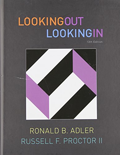 Beispielbild fr Looking Out, Looking In, 13th Edition (Available Titles CourseMate) zum Verkauf von SecondSale