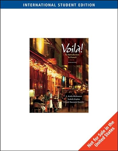 9780495797609: Voil!: An Introduction to French (with Audio CD), International Edition