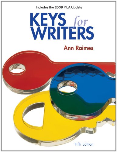 Stock image for Keys for Writers, 2009 MLA Update Edition (2009 MLA Update Editions) for sale by ThriftBooks-Atlanta