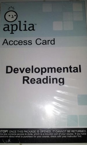 Aplia Access Card: Developmental Reading-cd-rom (9780495801009) by Aplia