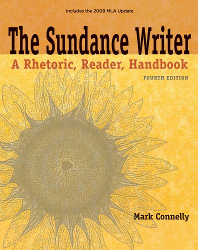Beispielbild fr The Sundance Writer : A Rhetoric, Reader, Handbook zum Verkauf von Better World Books