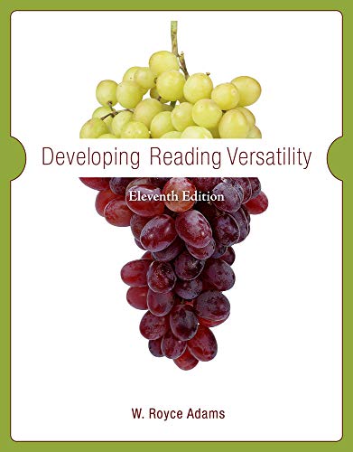 Stock image for Developing Reading Versatility for sale by SecondSale