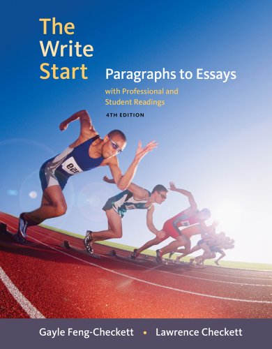 Beispielbild fr The Write Start: Paragraphs to Essays with Student and Professional Readings (Basic Writing) zum Verkauf von GF Books, Inc.