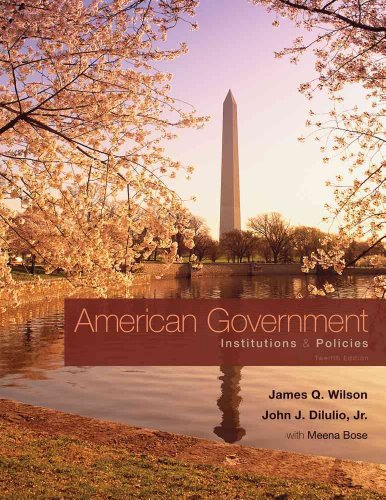 9780495802815: American Government: Institutions & Policies