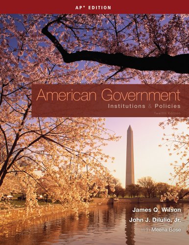 Imagen de archivo de American Government: Institutions & Policies, AP Edition a la venta por Once Upon A Time Books