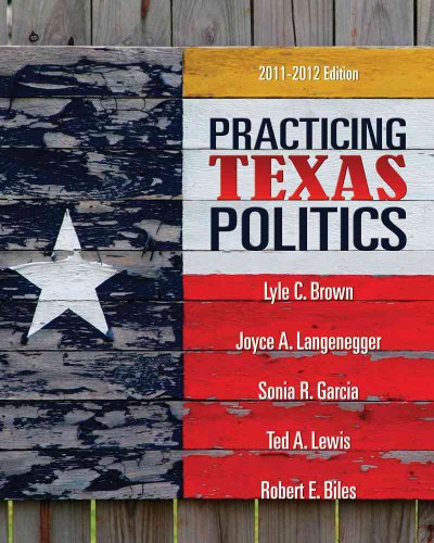 Beispielbild fr Practicing Texas Politics zum Verkauf von BooksRun
