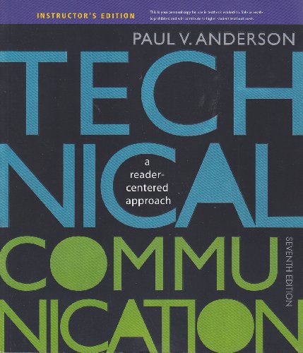 9780495802990: [Instructor Edit] Technical Communication: A Reader - Centered Approach