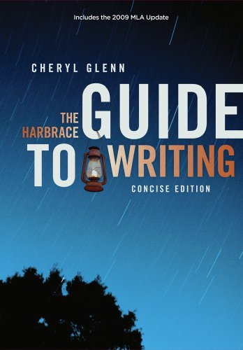 The Harbrace Guide to Writing, Concise, 2009 MLA Update Edition (2009 MLA Update Editions) (9780495803492) by Glenn, Cheryl