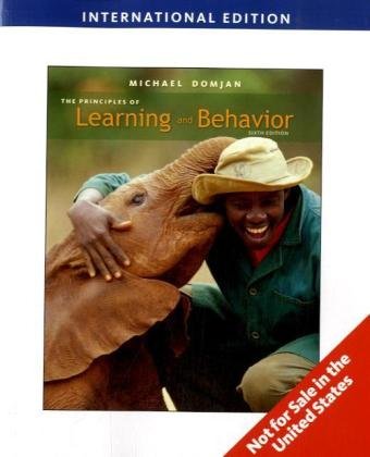 Beispielbild fr The Principles of Learning and Behavior zum Verkauf von Ammareal