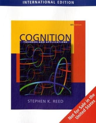 9780495806684: Cognition: Theory and Applications