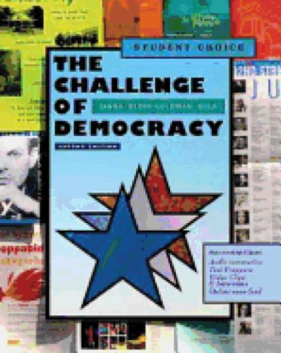 The Challenge of Democracy: American Government in a Global World, Student Choice Edition (with Resource Center Printed Access Card) (9780495807773) by Janda, Kenneth; Berry, Jeffrey M.; Goldman, Jerry; Hula, Kevin W.