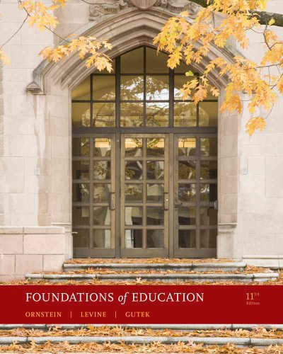 Stock image for Foundations of Education (What's New in Education) for sale by SecondSale