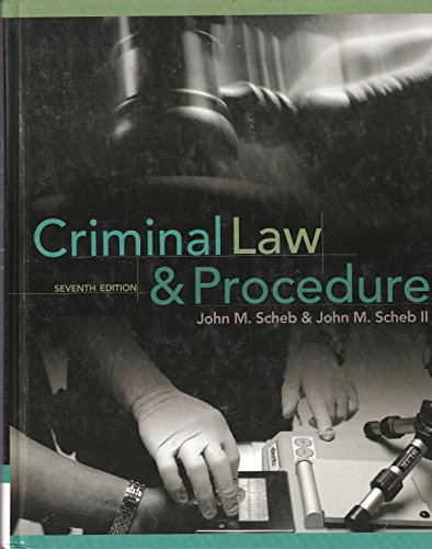 Beispielbild fr Criminal Law and Procedure zum Verkauf von BooksRun