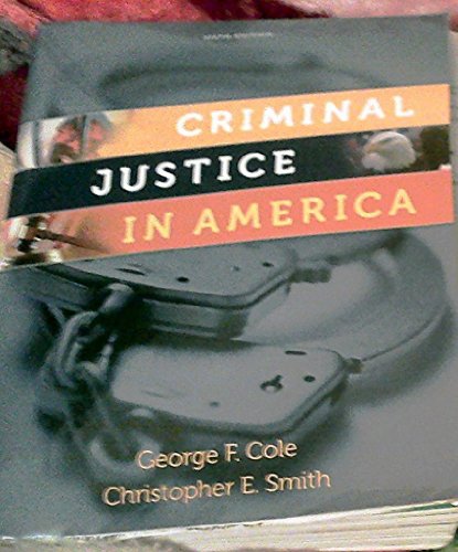 Imagen de archivo de Criminal Justice in America (Available Titles CengageNOW) a la venta por Hawking Books