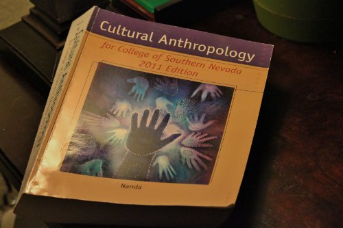 Beispielbild fr Cultural Anthropology zum Verkauf von Better World Books