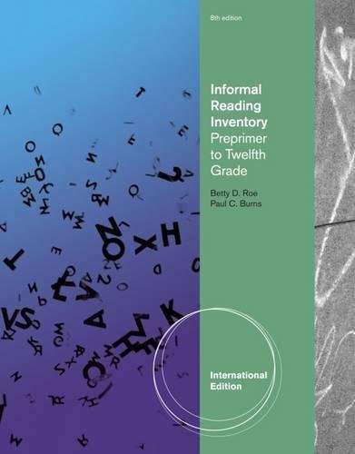 9780495812210: Informal Reading Inventory: Preprimer to Twelfth Grade, International Edition