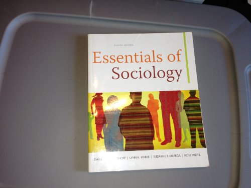 Beispielbild fr Essentials of Sociology zum Verkauf von Better World Books