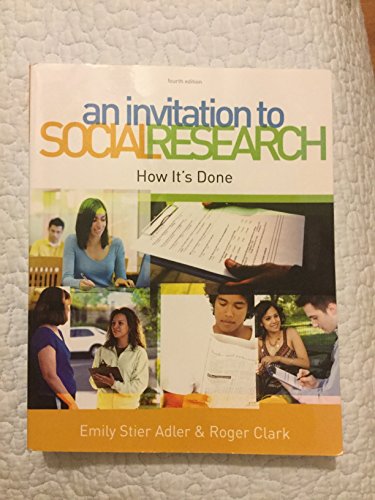 Stock image for An Invitation to Social Research: How Its Done for sale by BooksRun