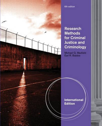 9780495813736: Research Methods for Criminal Justice and Criminology