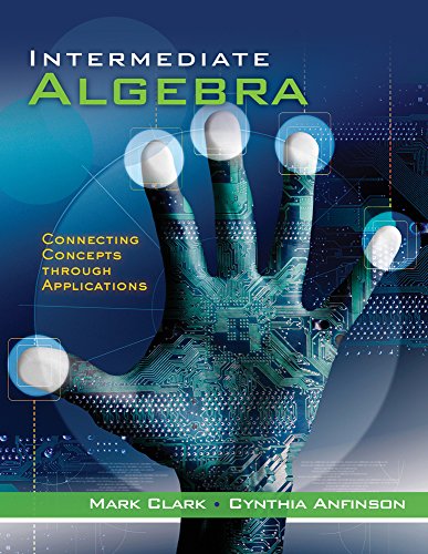 Intermediate Algebra: Concepts through Applications, Class Test Volume 2 (9780495828433) by Clark, Mark
