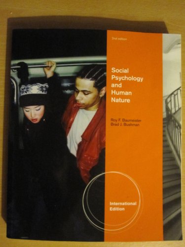 Beispielbild fr Social Psychology and Human Nature, International Edition zum Verkauf von WorldofBooks