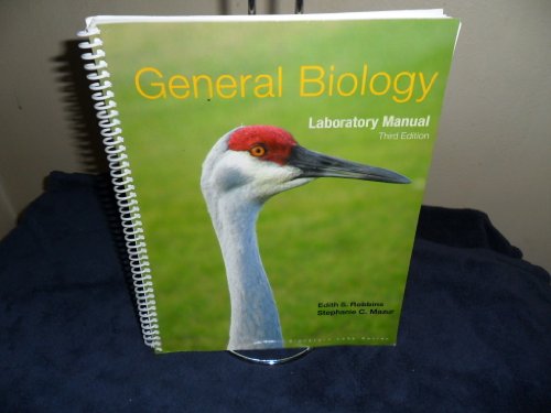 Stock image for General Biology Laboratory Manual Third 3rd Edition (Signature Labs Series) for sale by SecondSale