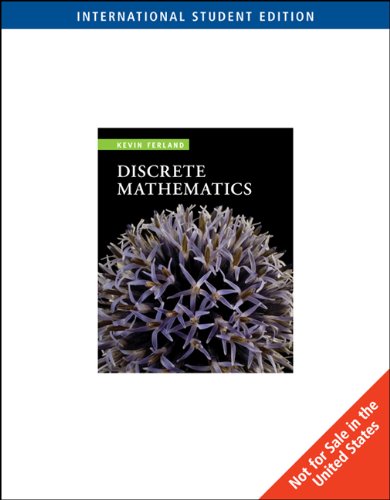 9780495831747: Discrete Mathematics: An Introduction to Proofs and Combinatorics