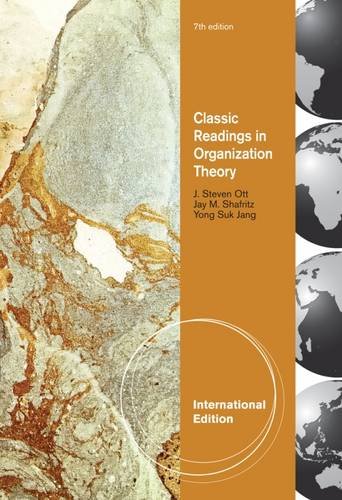 Imagen de archivo de Classic Readings in Organization Theory, International Edition a la venta por WorldofBooks