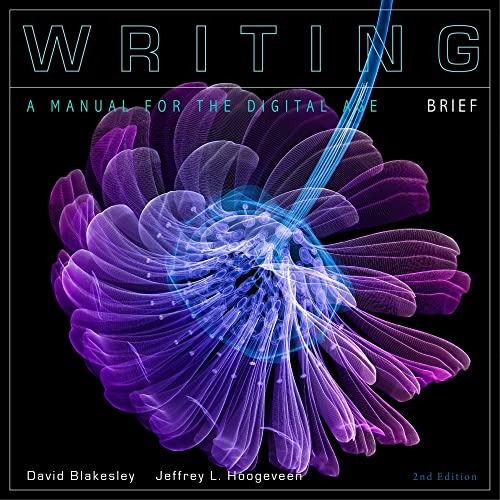 Stock image for Writing: A Manual for the Digital Age, Brief, Spiral bound Version for sale by SecondSale