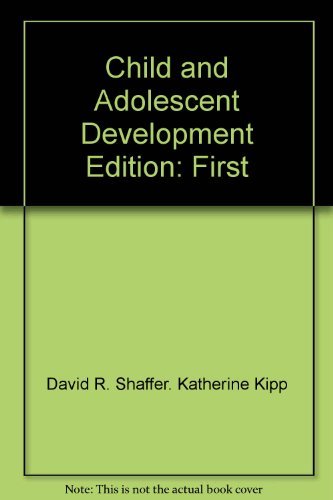 Imagen de archivo de Child and Adolescent Development a la venta por BookHolders