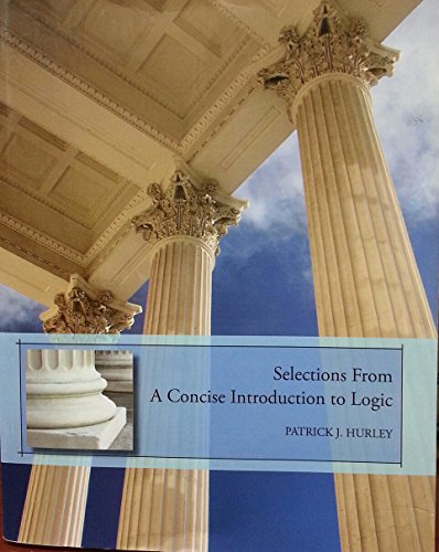Stock image for Selections From a Concise Introduction to Logic for sale by Hawking Books