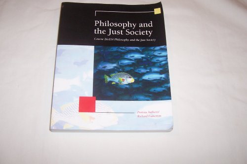 Stock image for Philosophy and the Just Society (2008) for sale by HPB-Red