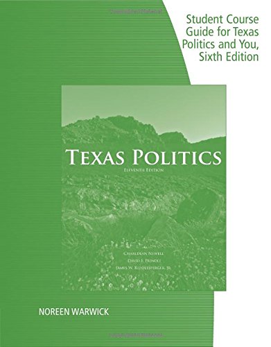 Stock image for Student Guide for Texas Politics and You for sale by HPB-Red