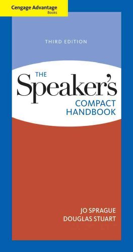 Stock image for Cengage Advantage Books: The Speaker's Compact Handbook for sale by SecondSale