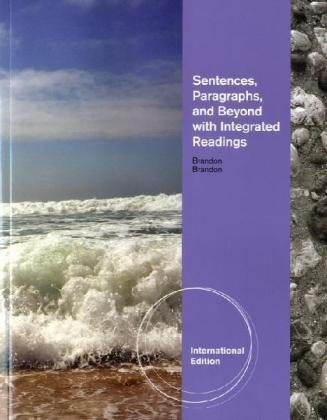 9780495898788: Sentences, Paragraphs, and Beyond: With Integrated Readings