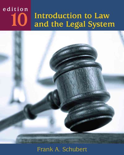 Stock image for Introduction to Law and the Legal System for sale by SecondSale