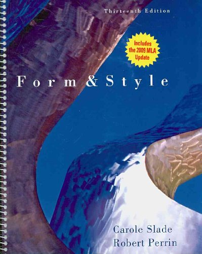 9780495899587: Form & Style (FORM AND STYLE)