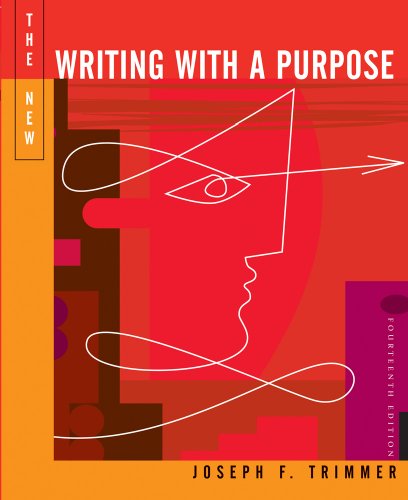 Beispielbild fr "The New Writing with a Purpose, Brief Edition (with 2009 MLA Update C zum Verkauf von Hawking Books