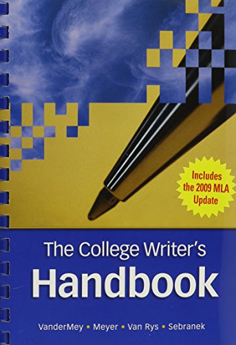 9780495899693: The College Writer's Handbook: Includes the 2009 Mla Update
