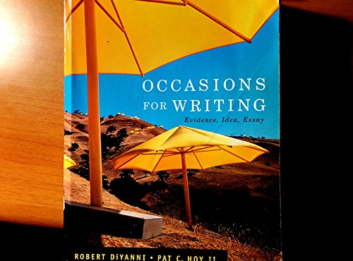 Stock image for Occasions for Writing (with 2009 MLA Update Card) for sale by Irish Booksellers