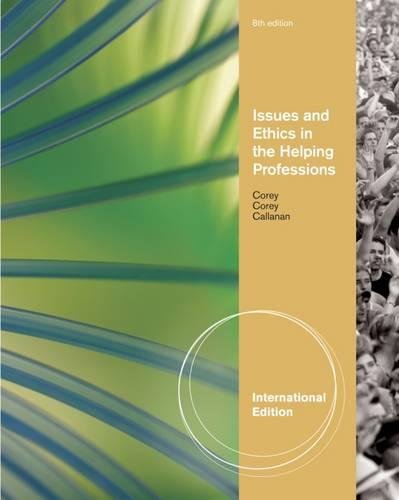 9780495904687: Issues and Ethics in the Helping Professions, International Edition