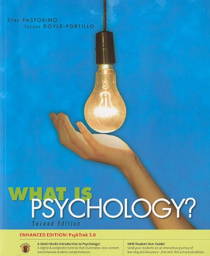 Stock image for What is Psychology? PsykTrek 3.0 Enhanced Edition for sale by Ergodebooks