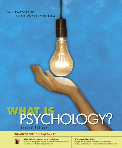 Imagen de archivo de What is Psychology? PsykTrek 3.0 Enhanced Edition (with Student User Guide and Printed Access Card) a la venta por Textbookplaza