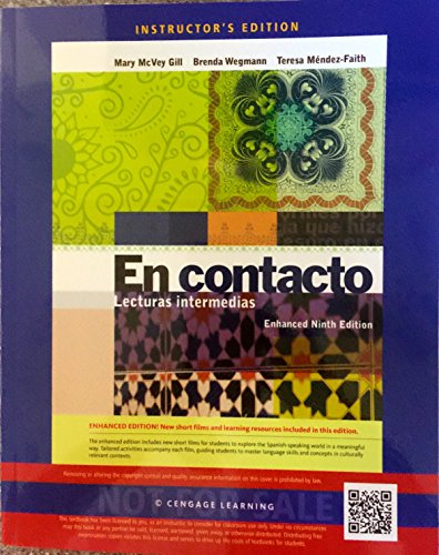 Stock image for En contacto: Lecturas intermedias (World Languages) for sale by Irish Booksellers