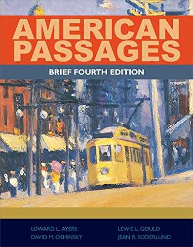 Stock image for American Passages: A History of the United States, Brief for sale by BookHolders