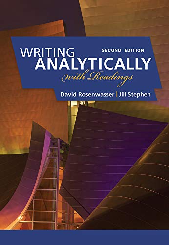 Imagen de archivo de Writing Analytically: With Readings a la venta por ThriftBooks-Dallas