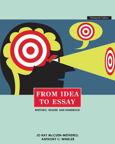 Stock image for From Idea to Essay for sale by ThriftBooks-Dallas