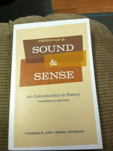 Stock image for Perrine's Sound and Sense: An Introduction to Poetry for sale by SecondSale